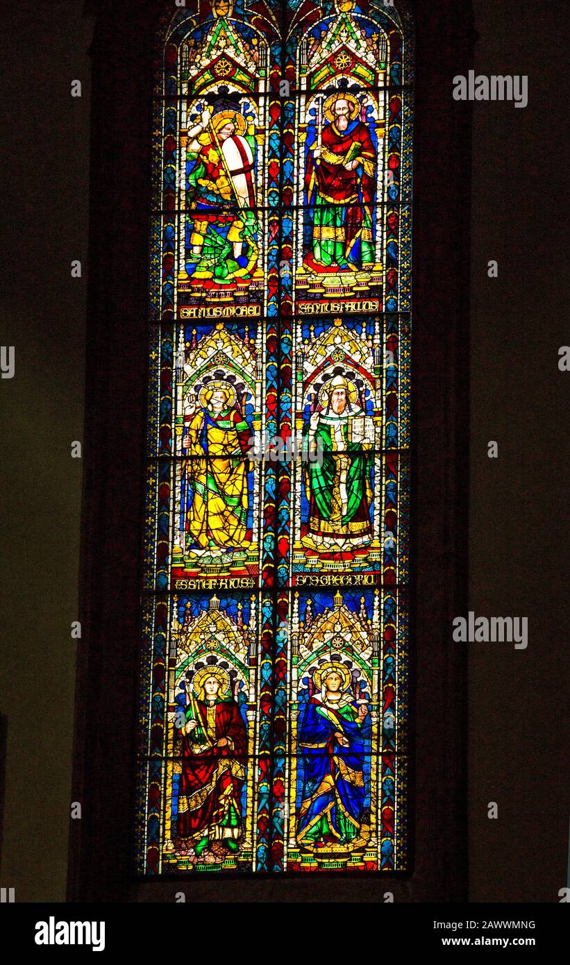 Renaissance italian stained glass hires stock photography and images