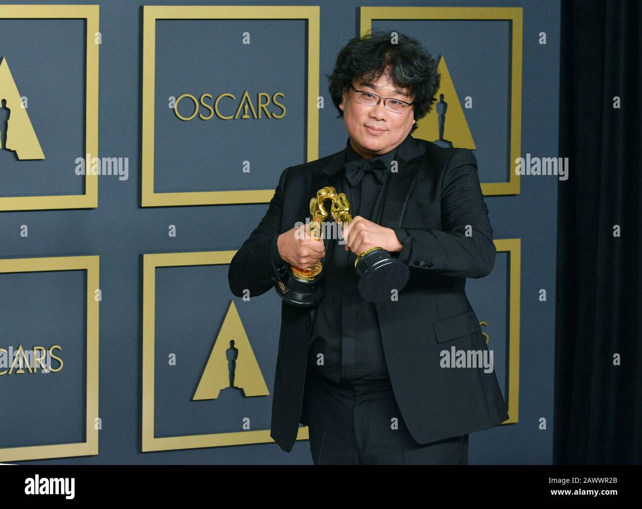 Los Angeles, USA. 9th Feb, 2020. Writer-director Bong Joon-ho 