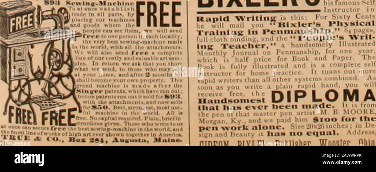 Penman S Art Journal And Penman S Gazette College Ivo Wailc N J Branch College 264 And 266 West No L Vomit I11 Lair Tlin The Eoun Blxlers Diploma Gideon Bixler Pnblisher Woosltr Ohio Shorthand