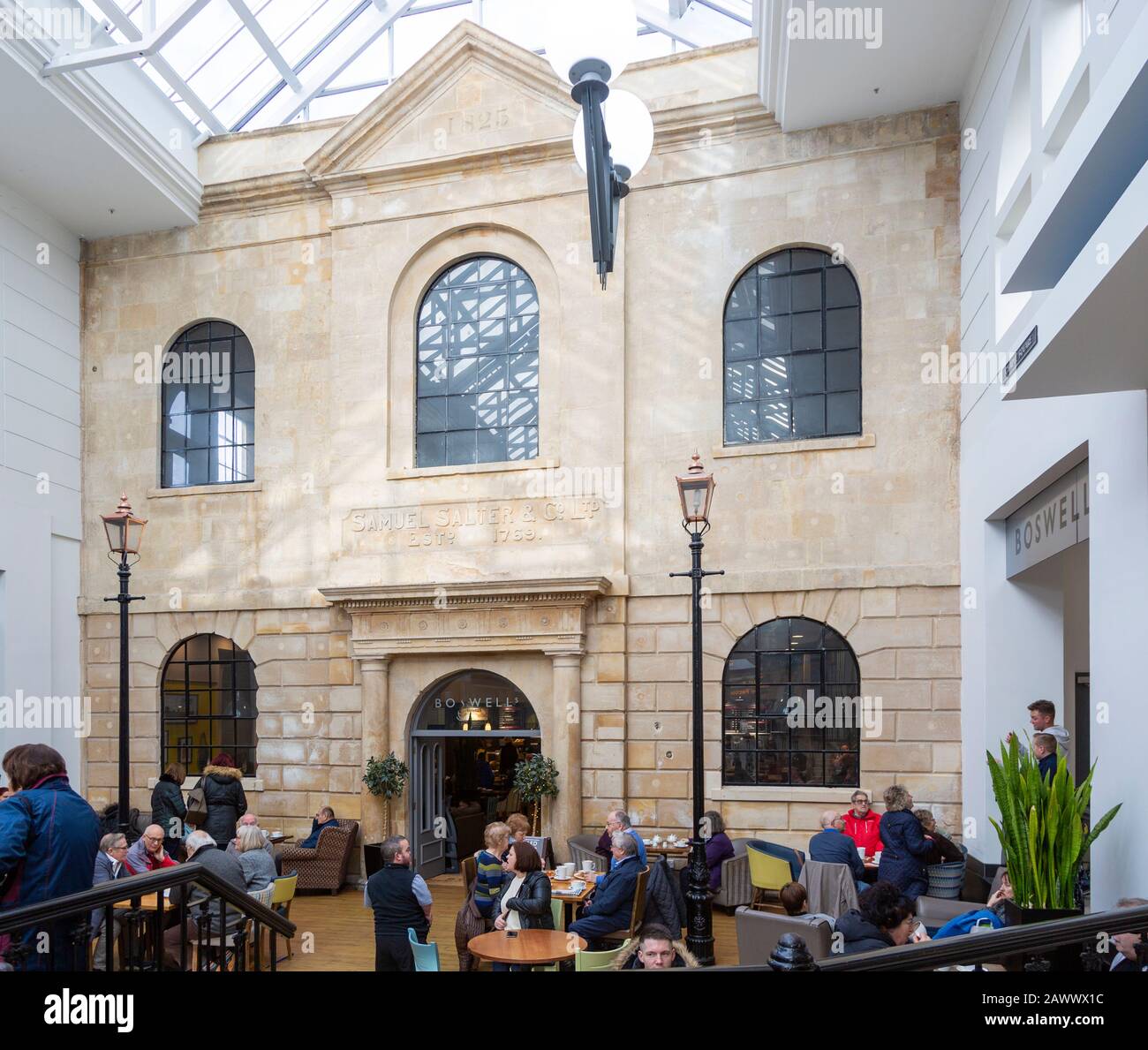 The Chapel, Samuel Salter building, now Boswells cafe, Shires shopping centre, Trowbridge