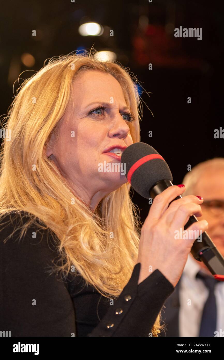 Barbara Schöneberger, 07.02.2020, Hamburg, NDR Talk Show Stock Photo