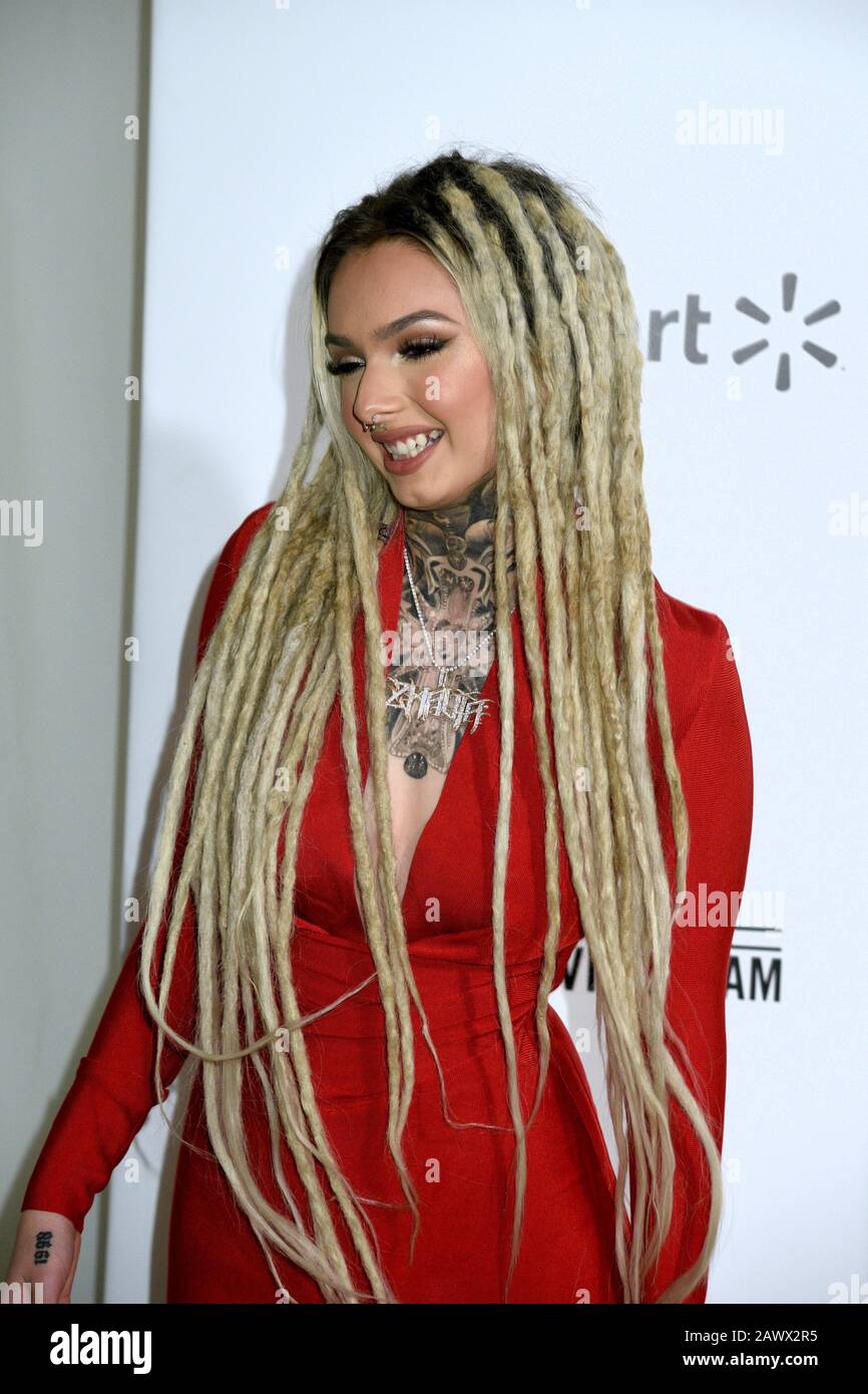 Los Angeles, USA. 09th Feb, 2020. LOS ANGELES, CA - FEBRUARY 09: Zhavia