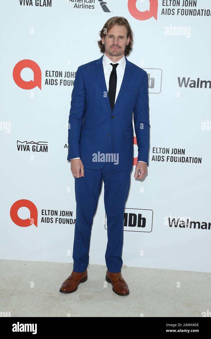 Los Angeles, USA. 09th Feb, 2020. Josh Pence attends the 28th Annual Elton John AIDS Foundation Academy Awards Viewing Party Celebrating The 92nd Academy Awards held at West Hollywood Park on February 09, 2020 in West Hollywood, California, United States. (Photo by Art Garcia/Sipa USA) Credit: Sipa USA/Alamy Live News Stock Photo