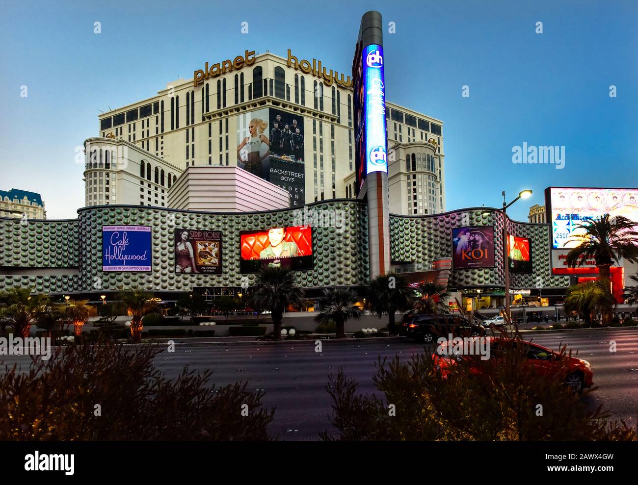 Planet Hollywood Resort and Casino on the strip In Las Vegas Stock Photo