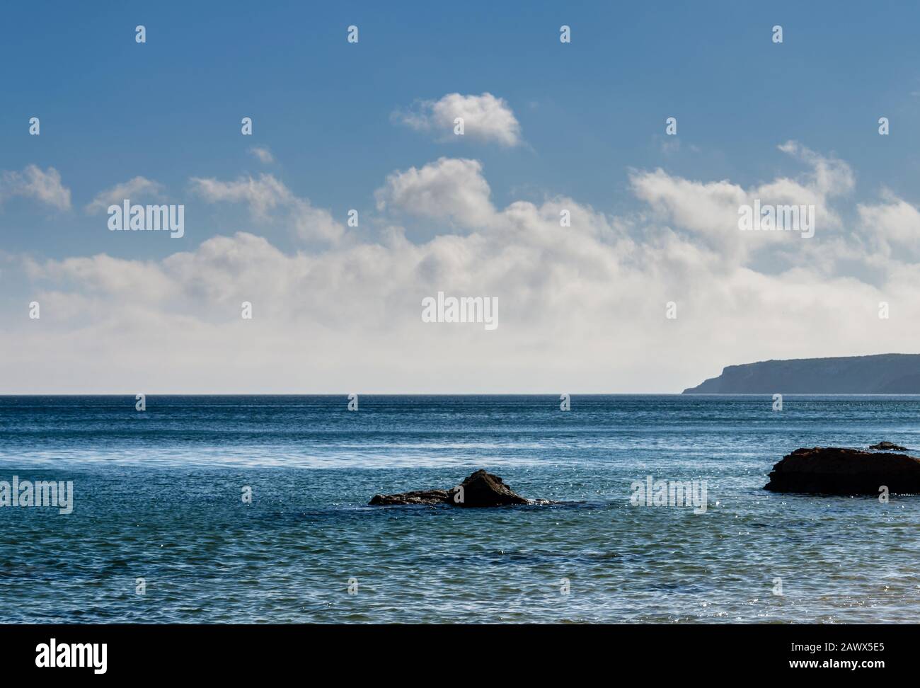 Salema beach in Algarve, Portugal Stock Photo Alamy