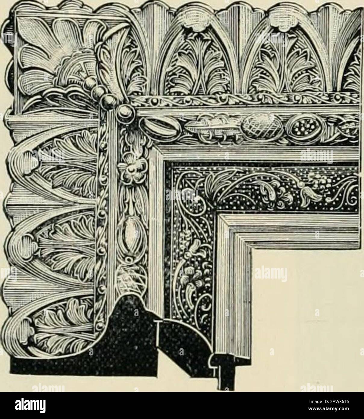 Mouldings, mirrors, pictures and frames. . Xo. 193. Composition Gold Frame, 3 inches wide. PRICE 8x 10 each, 10 85 10x12 95 11 X 14 1 03 12x16 1 10 14 X 17 each, |1 18 16x 20 1 30 18x 22 1 40 20x 24 1 50. No. 351. Combination.Outside is of 3 inch Composition Gold, witliPanel and 1 inch Silk Plush inside. 2 inch PRICE. 14 X 17 each, |6 55 16x20 7 05 18 X 23 7 46 20 X 24.22x27.35 X 30. .each, Any size made to order. 17 808 368 97 Stock Photo