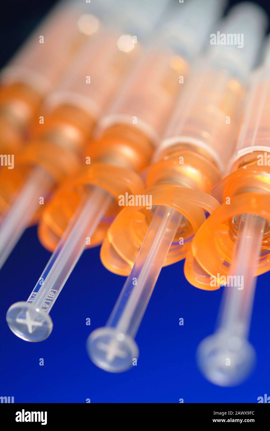 Group of syringes Stock Photo Alamy
