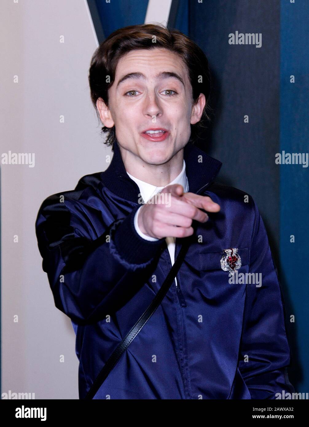 BEVERLY HILLS, CALIFORNIA - FEBRUARY 9: Timothee Chalamet attends the ...
