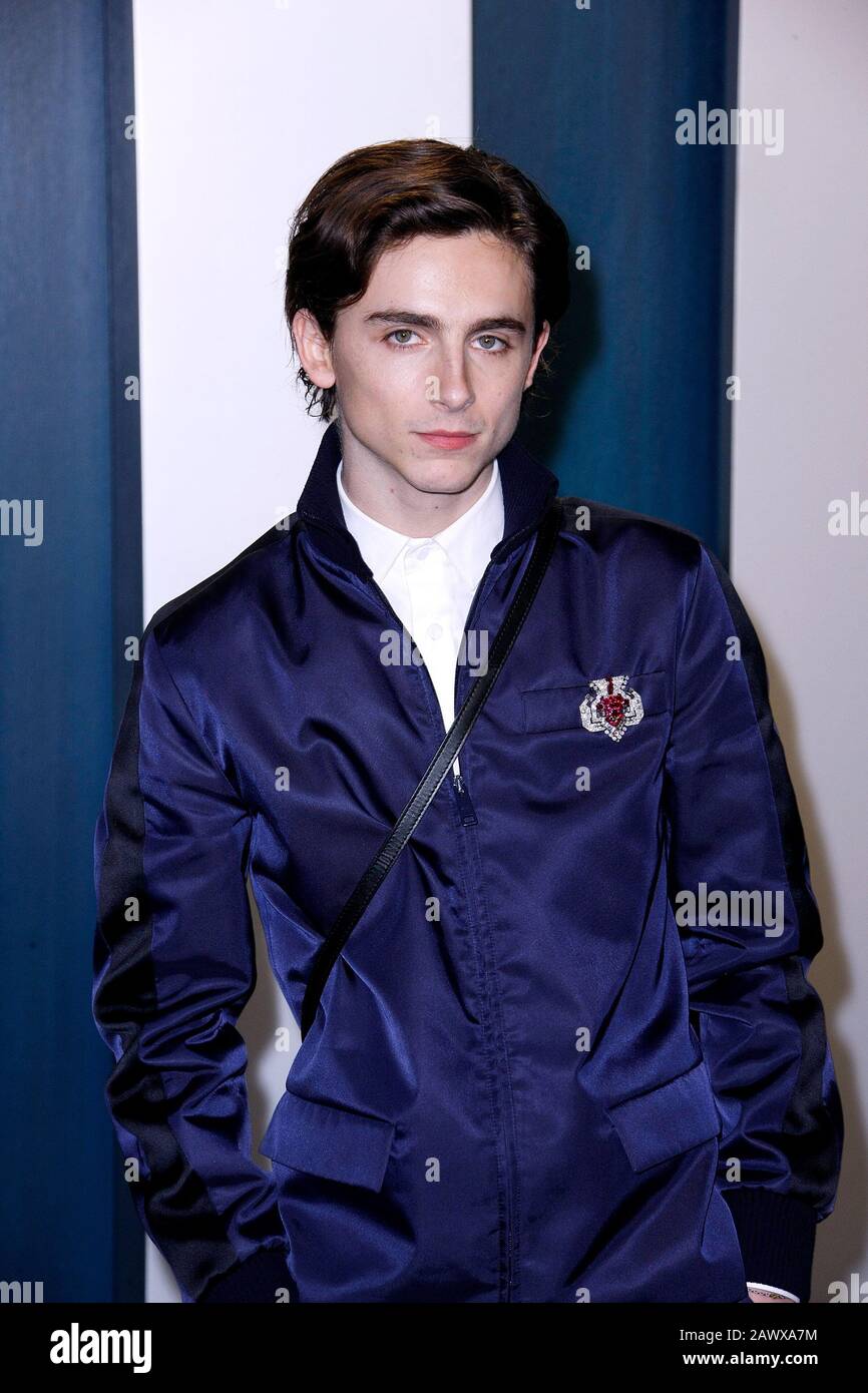BEVERLY HILLS, CALIFORNIA - FEBRUARY 9: Timothee Chalamet attends the ...