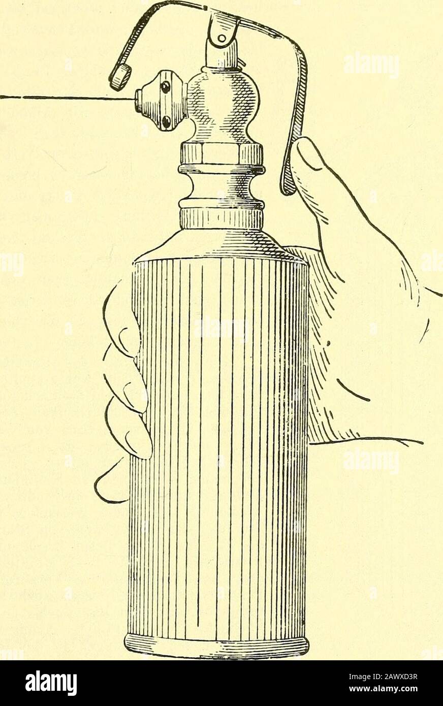 Narkologie : ein Handbuch der Wissenschaft über allgemeine und lokale Schmerzbetäubung (Narkosen und Methoden der lokalen Anästhesie) : in 2 Bänden mit zahlreichen Abbildungen . rwendbar mit auto- .^ , ^ . , . ^ „„„ , r,- -. , ,• 1 • matischem Verschluß zinsche Gewicht ist 0,679, der Siedepunkt liegt bei37—38 oC. Das Pental ist in Wasser fast gar nichtlöslich, hingegen leicht in Äther, Alkohol und Chloroform. Beim Verdampfendes Pentals entsteht Kälte, und so findet man in den Masken bei der Narkoseoft Eiskristalle gefroren. Ein Vorteil des Präparates liegt darin, daß es sichfast gar nicht zers Stock Photo