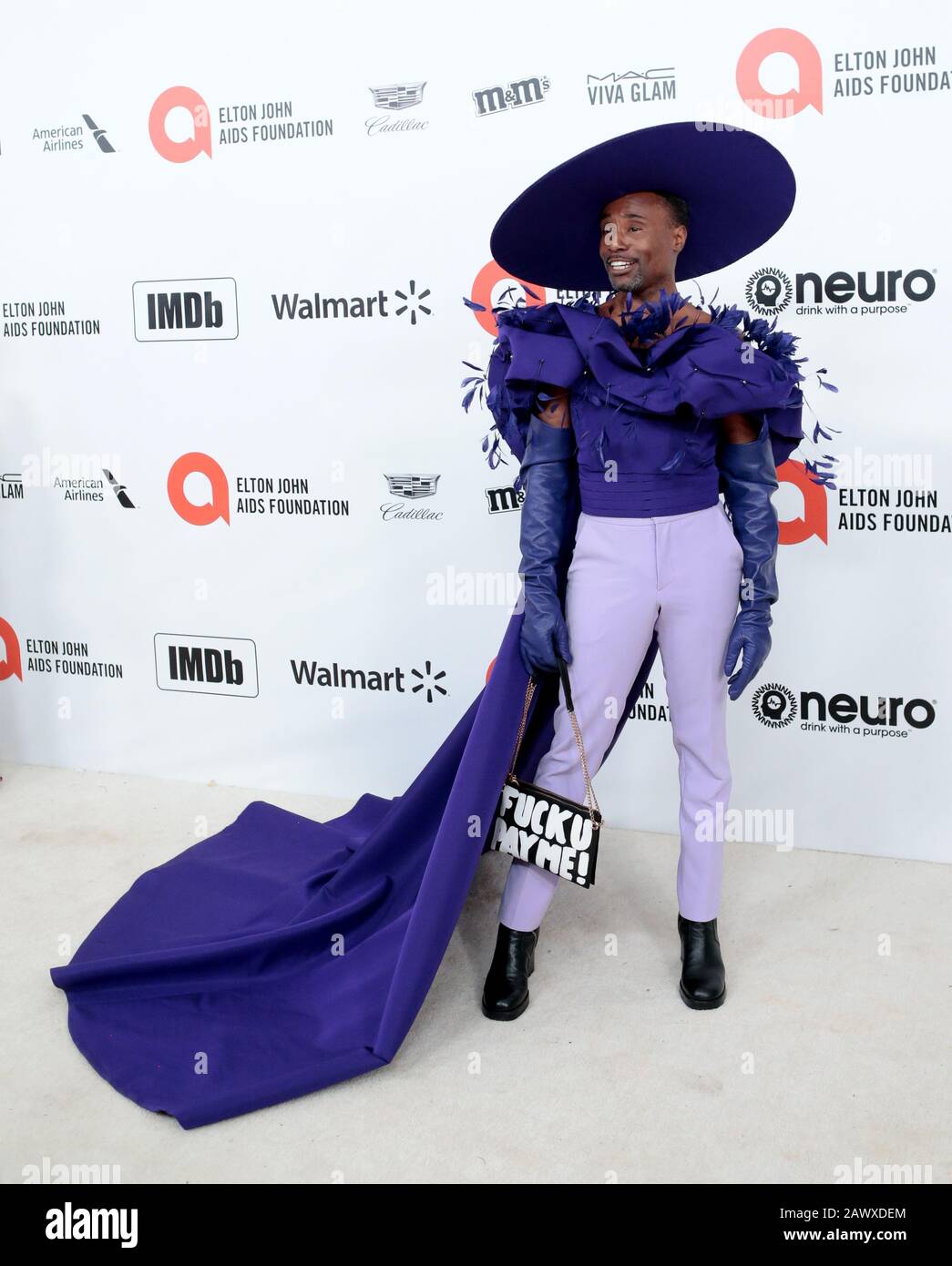 Billy Porter attending the Elton John AIDS Foundation Viewing Party held at West Hollywood Park, Los Angeles, California, USA. Stock Photo
