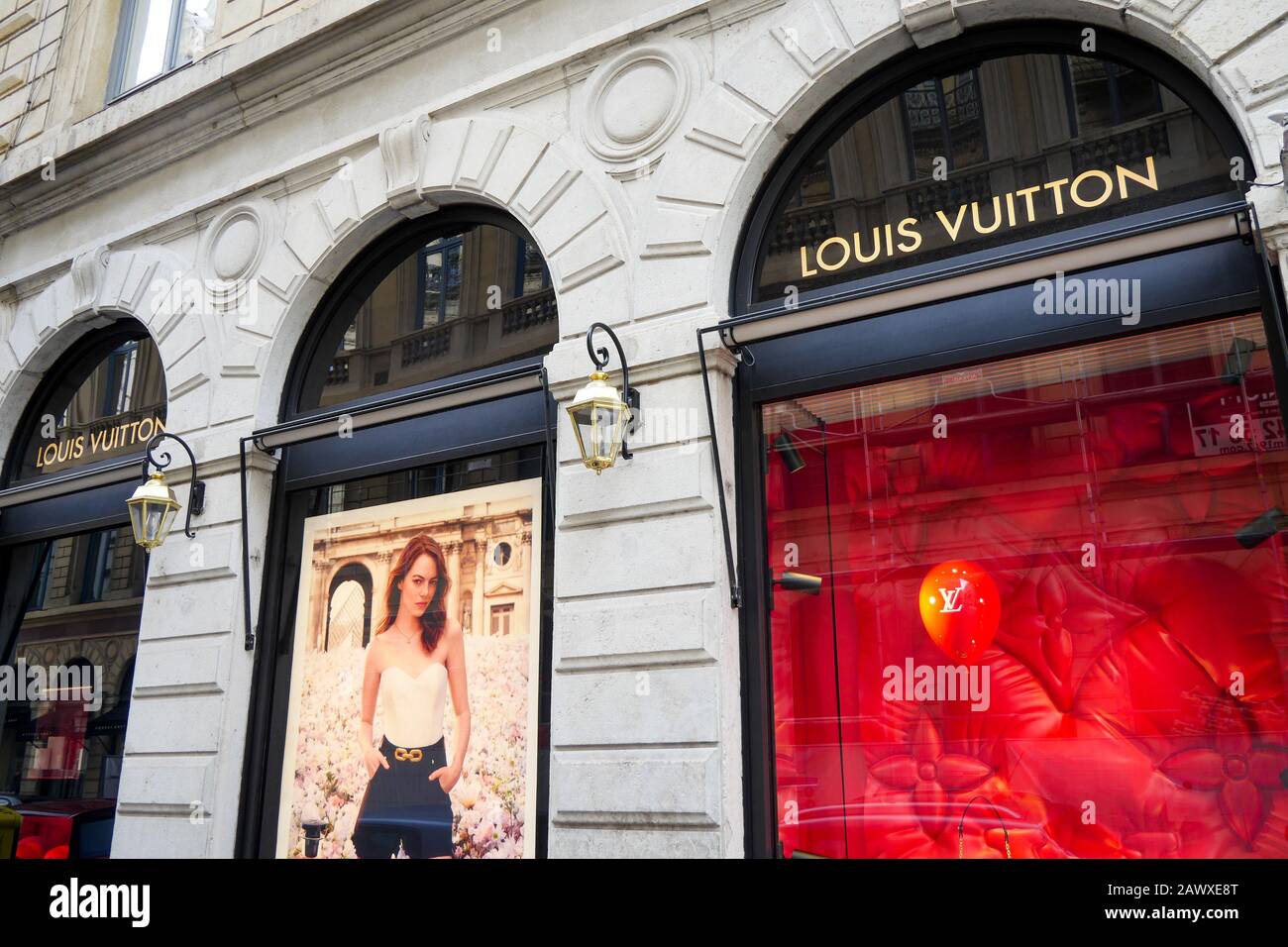 Louis Vuitton shop, Lyon, France Stock Photo - Alamy