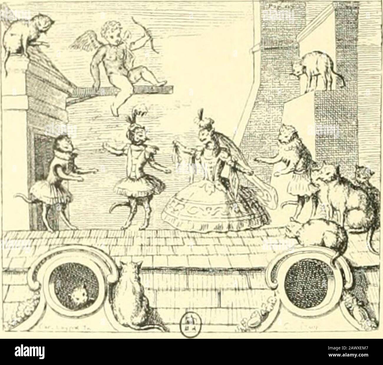 L'estampe satirique et la caricature en France au 18e siècle; préfde  Maurice Tourneux . a représentéesdans ses taljlcauA. Hii seul que Walteau  les a observées avec unecuriosilé anuisée cl lon renianiue chez