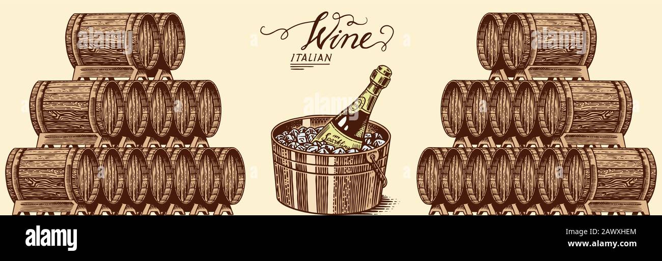 Pile of beer kegs Stock Vector Images Alamy