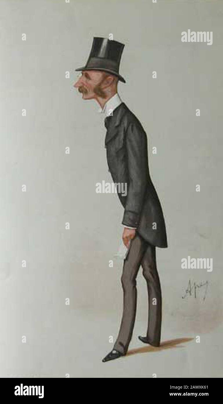 Hugh Fortescue 2nd Earl Fortescue by Leslie Ward Stock Photo Alamy