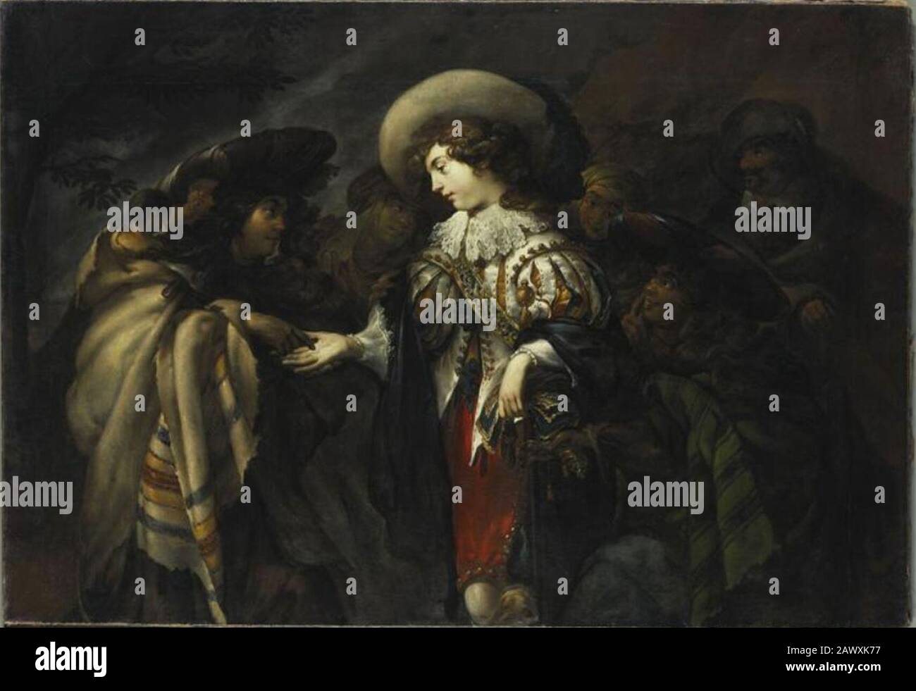 Jan Cossiers The Fortune Teller (Bavaria Stock Photo Alamy