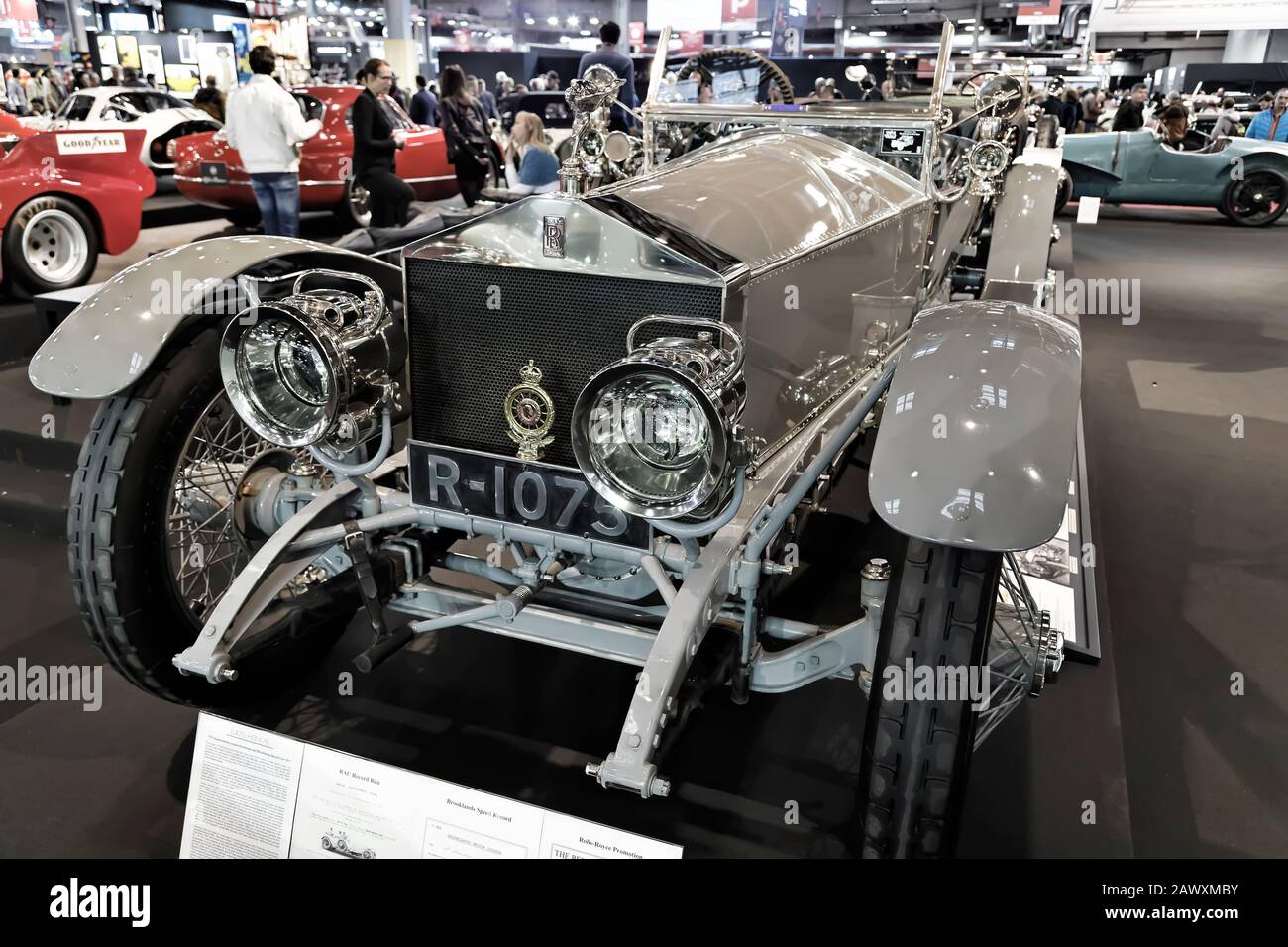 Paris, France. 8th Feb, 2020. 1911 Rolls-Royce 1701   The Retromobile show opens its doors from February 5 to 9, 2020, at PARIS-EXPO in Paris, France. Stock Photo