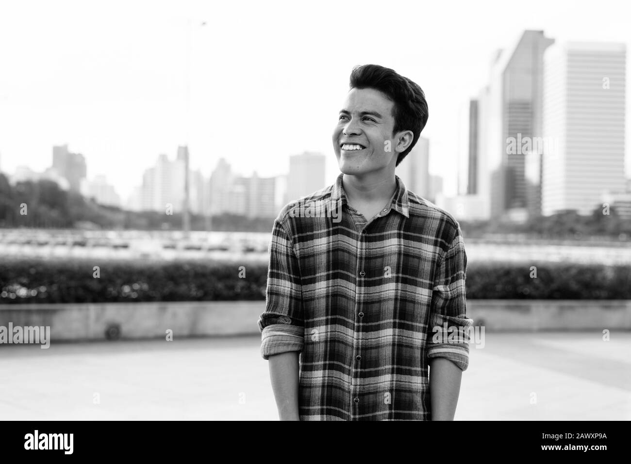 Adult asian man Black and White Stock Photos & Images - Alamy