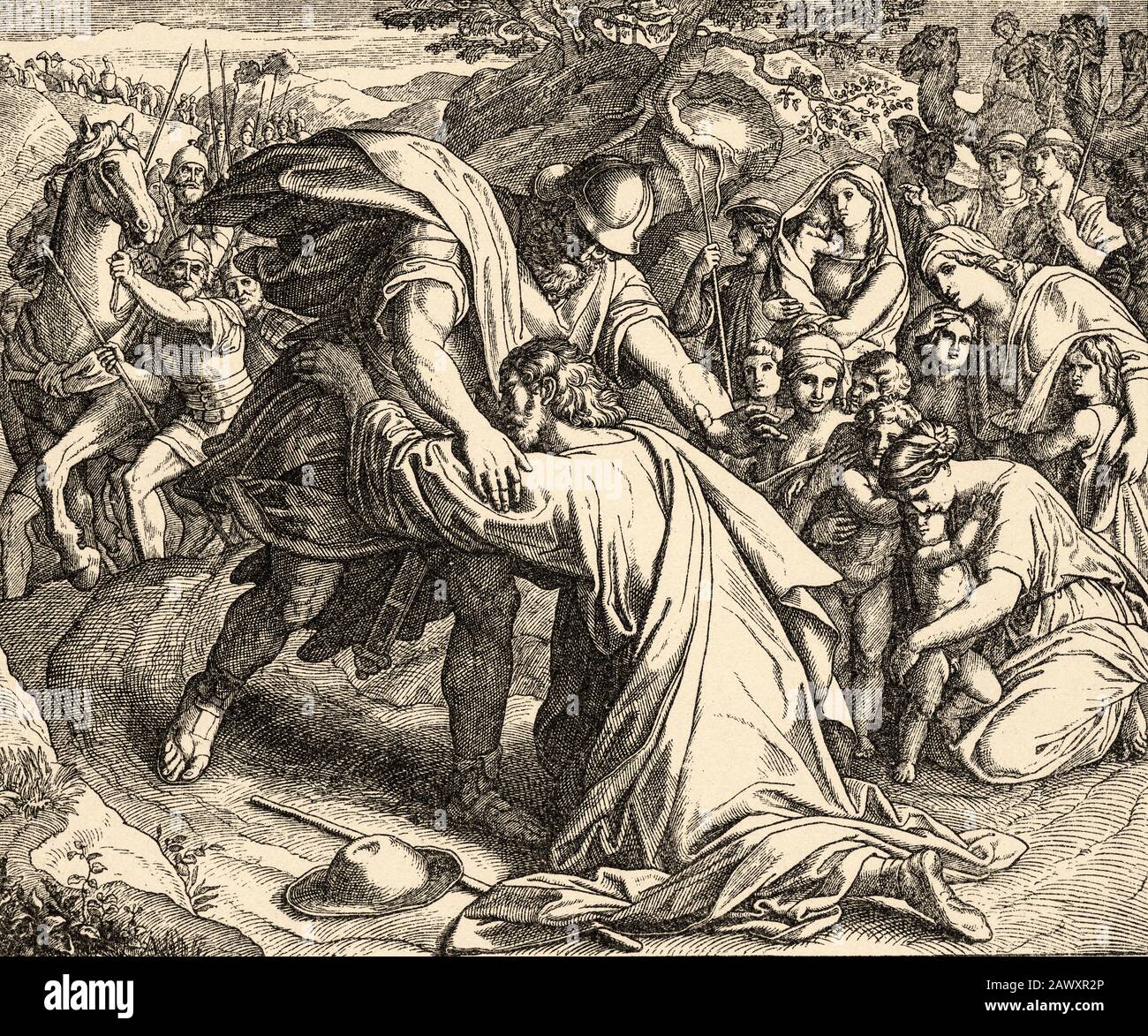 Jacob and esau hires stock photography