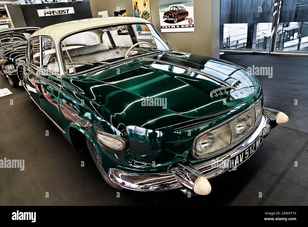 Paris, France. 8th Feb, 2020. 1956-1962 Tatra 603 Serie 1   The Retromobile show opens its doors from February 5 to 9, 2020, at PARIS-EXPO in Paris. Stock Photo