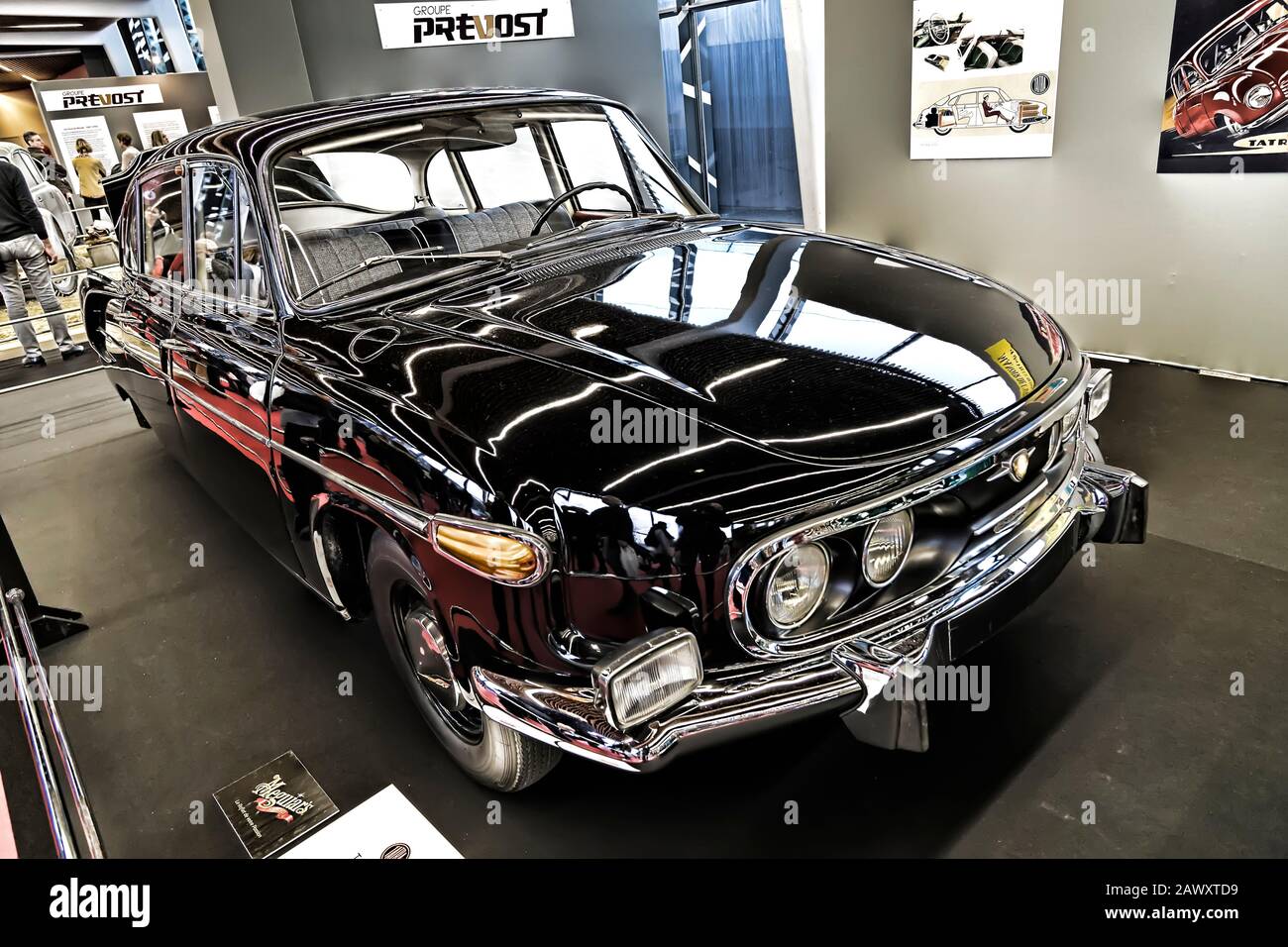 Paris, France. 8th Feb, 2020. 1968-1975 Tatra 603 Serie 3   The Retromobile show opens its doors from February 5 to 9, 2020, at PARIS-EXPO in Paris. Stock Photo