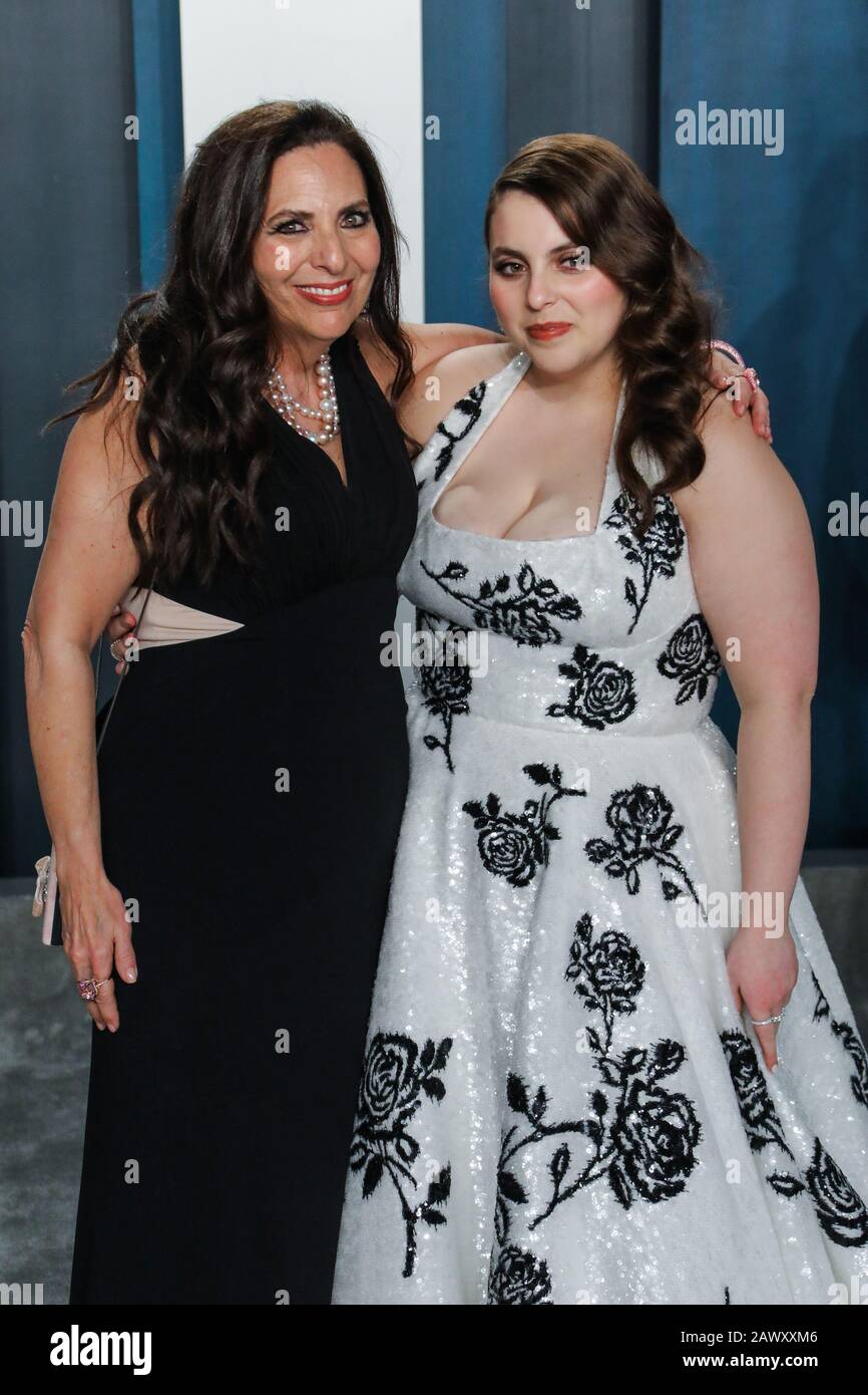 Los Angeles, USA. 09th Feb, 2020. Sharon Lyn Chalkin and Beanie