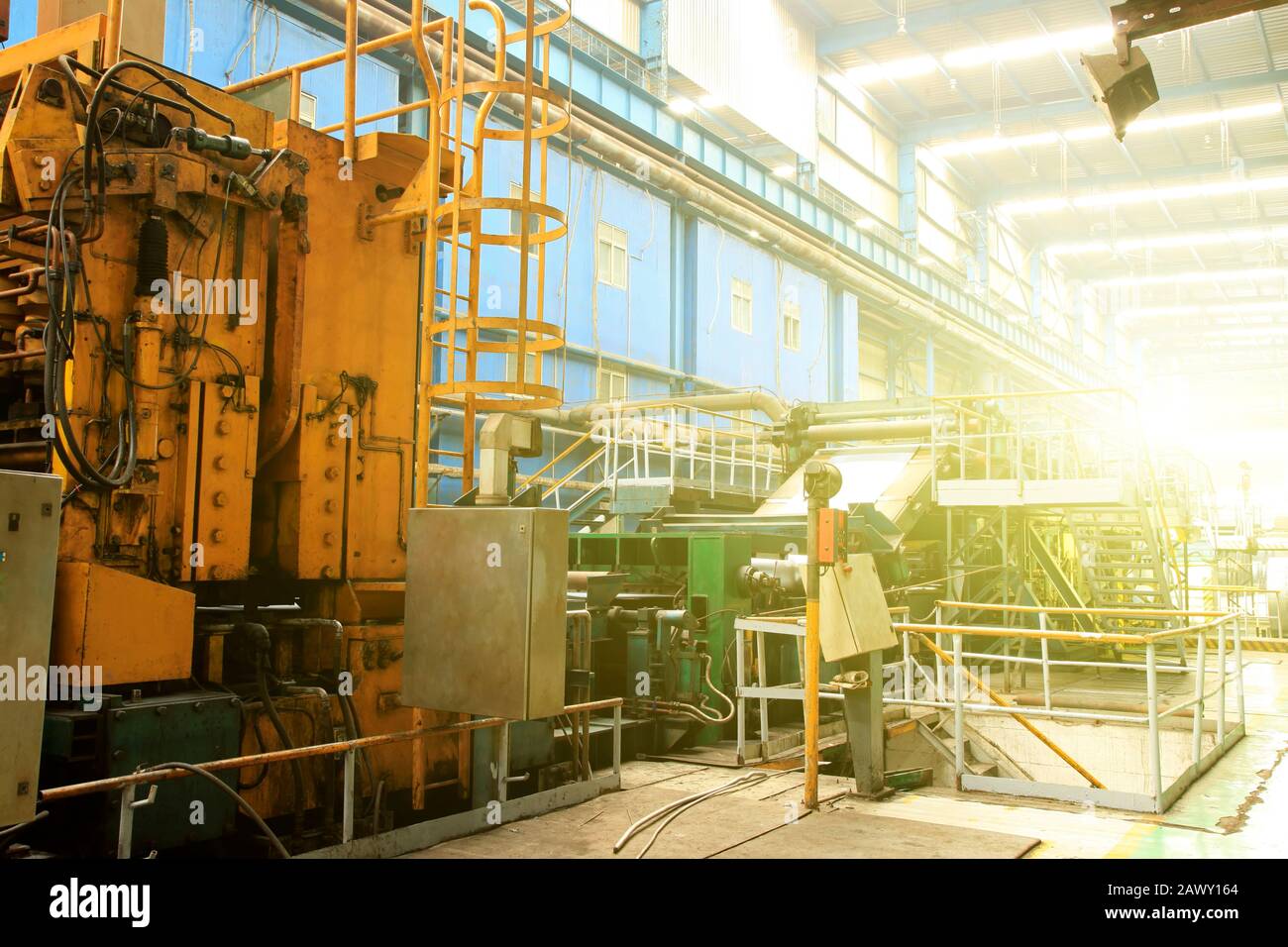 Steel workshop Stock Photo