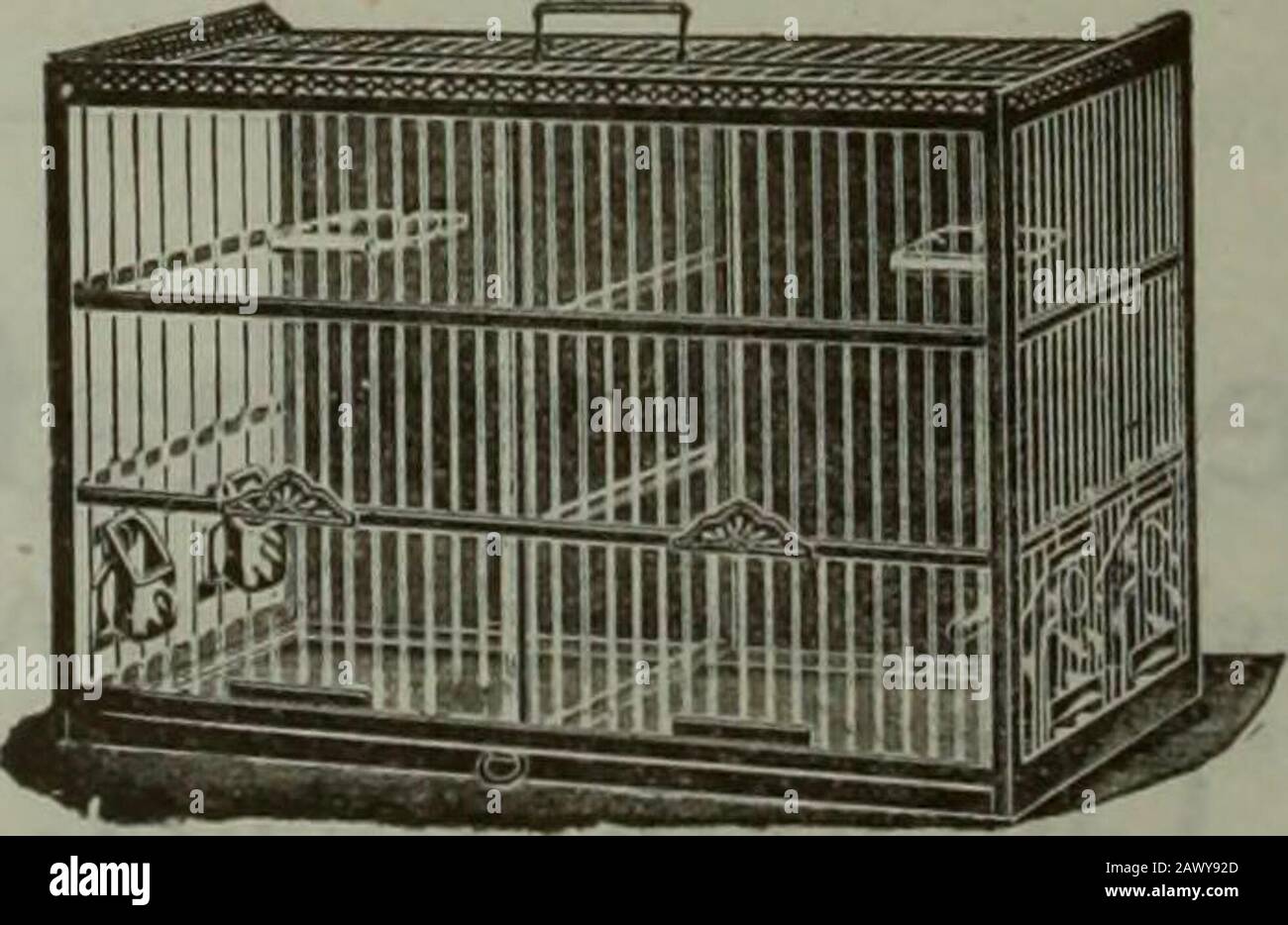 Hardware merchandising January-March 1919 . are absolutely necessary forthe scientific and hygienic rais-ing of canary birds. All metal—White Enameled—Green trimmed—Closed back—Two partitions—Two nestsand nest holders—Four cups—Six perches—Sliding drawer. THE ANDREW B. HENDRYX COMPANY BREEDING CAGES No. 86S—17^ x 83/4 x 1314.No. 86—20 x 10 x 14.No. 87—22 x 11 x 1534,.No. 88—2414 x I21/4 x 1614.No. 113—263,4 x 10 x 137/8. The breeding time extends fromJanuary through April, and the in-creased interest in raising birds re-quires a stock of these cages. NEW HAVEN, CONN.. January 4, 1919. II A 1! Stock Photo
