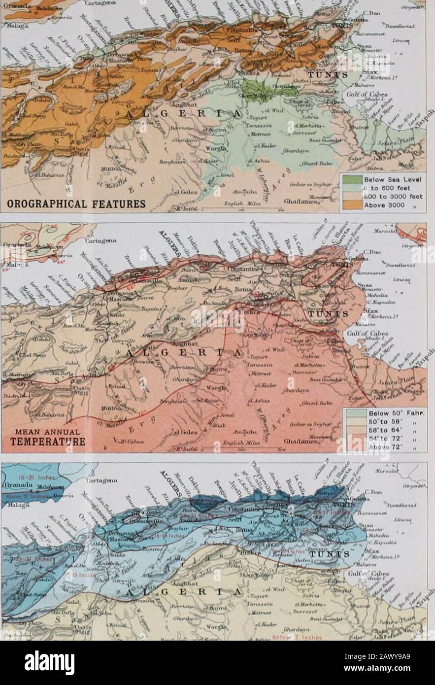 Scottish geographical magazine . 3^  ^i^^i^S^^MaSUm^-^ -- i&lt;rai. s^ THE SITUATION IX ALGERIA. 195 have been unfairly treated, and the colonists have been coddled;(2) division of responsibility has led to the practical irresponsibility ofthe active agents of the Government; (3) the colony has been treated asa Department of France, whereas, in fact, it is a colony pure and simple,in which the European colonists form the mere fraction of a hostile popu-lation, incapable of assimilation; and (4) not sufficient care has beentaken to introduce the right kind of colonist or qualified administrat Stock Photo