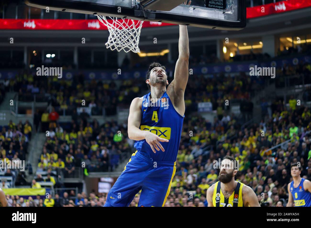 FenerbahÃ§e - Maccabi Tel Aviv / 2019-2020 EuroLeague Round 24 Game  Editorial Stock Photo - Image of basketball, event: 172094358
