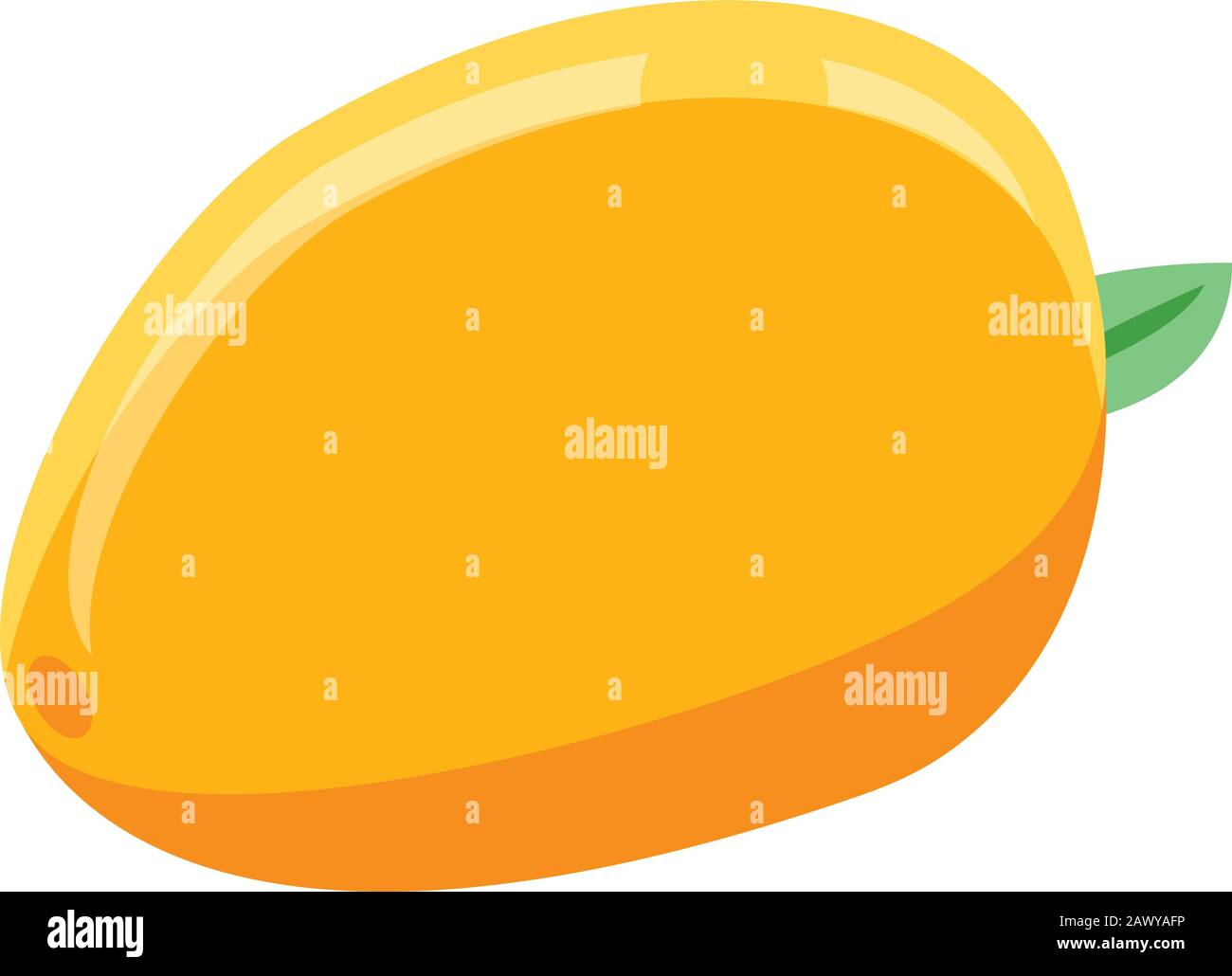 Mango icon, isometric style Stock Vector