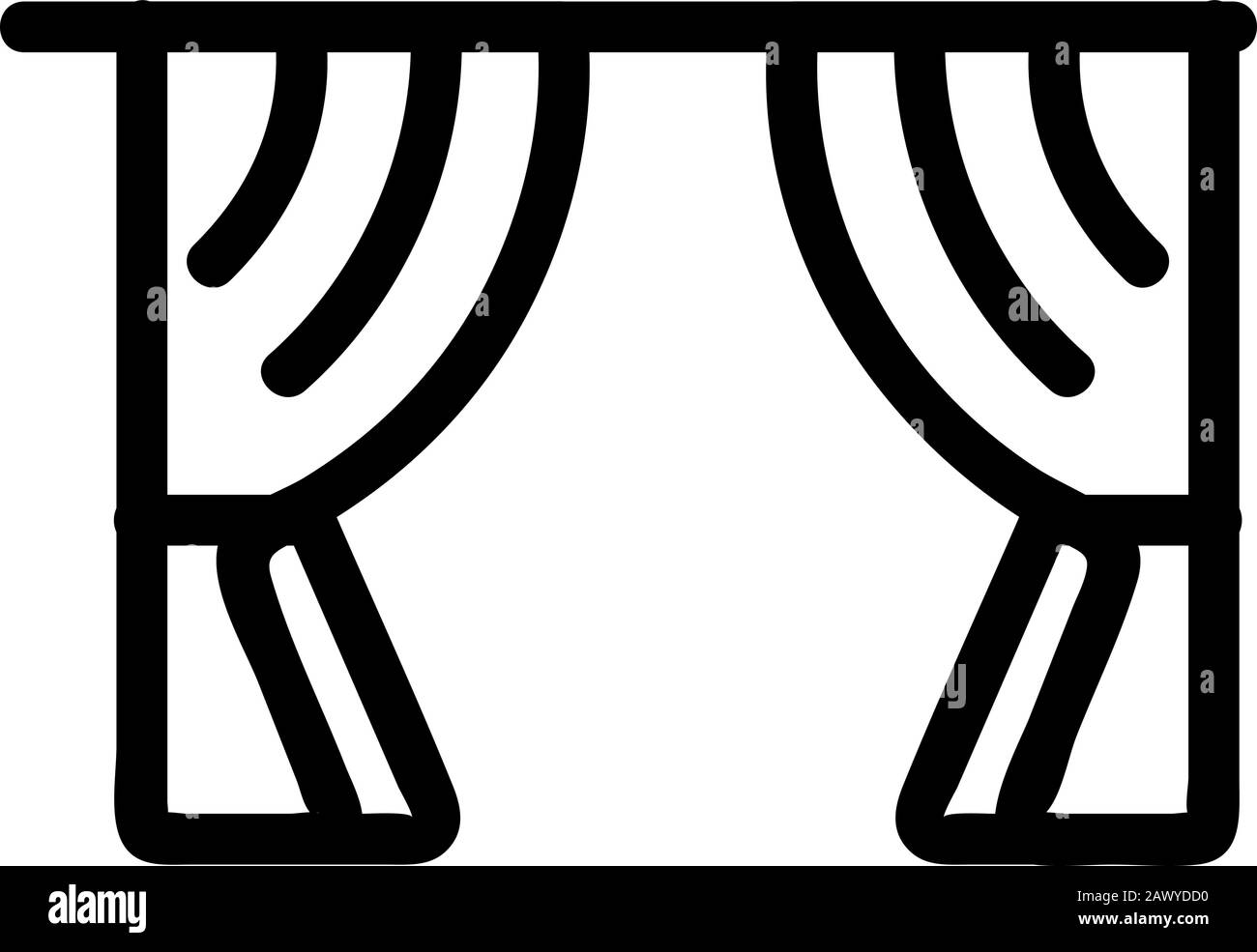 Classical window covering Stock Vector Images - Alamy