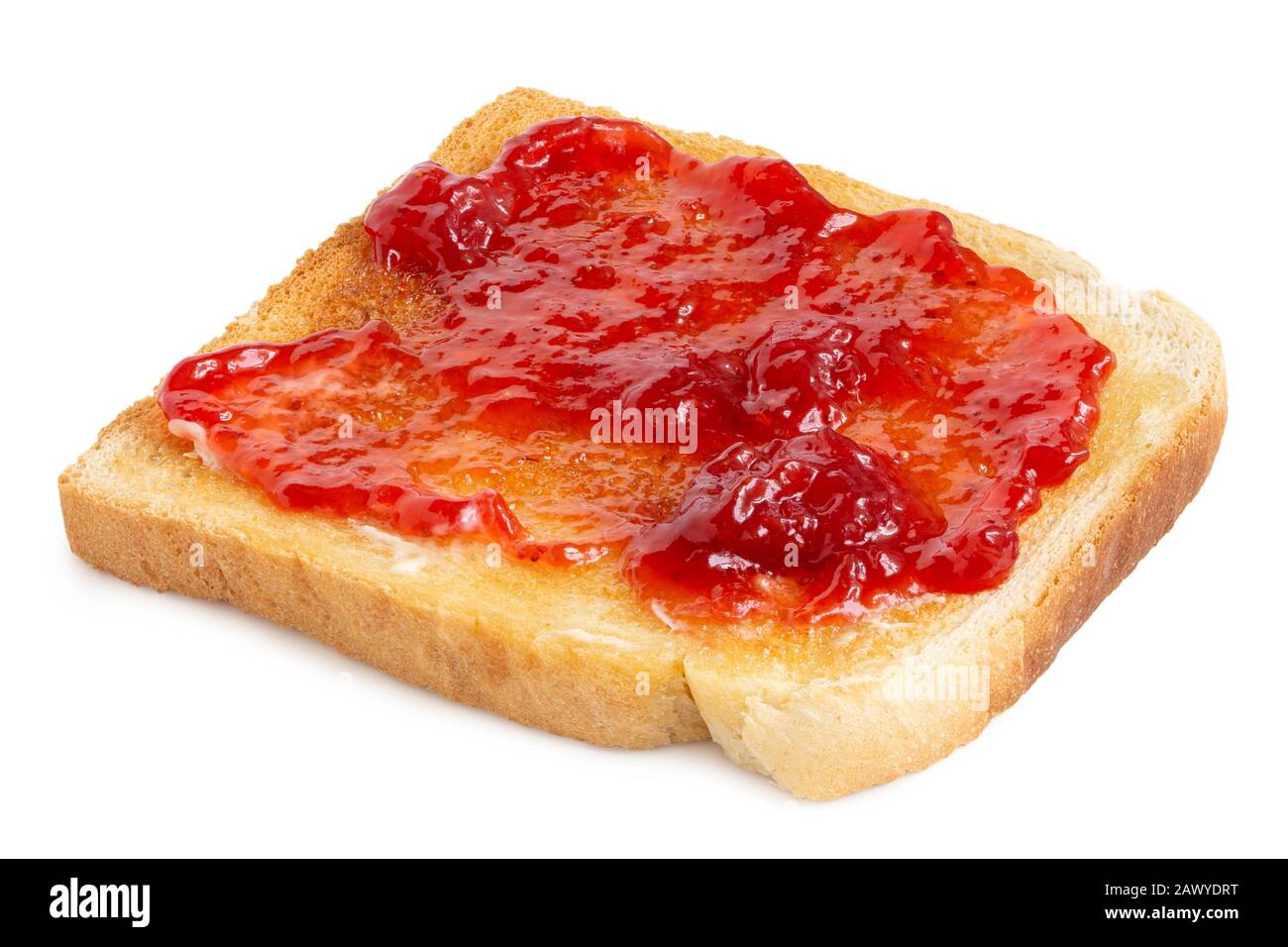 Toast butter strawberry jam hires stock photography and images Alamy