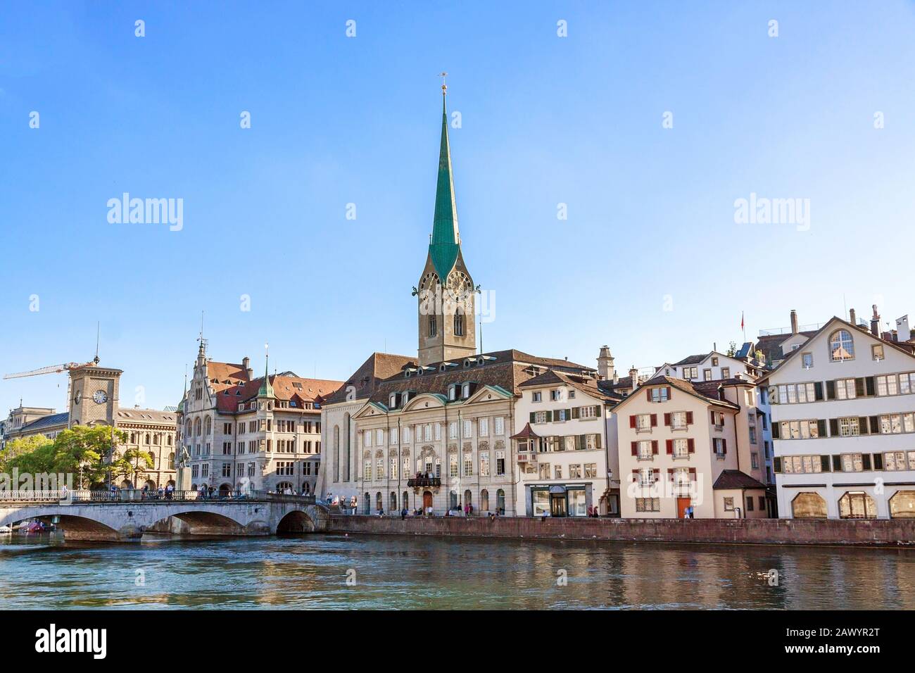 Church Fraumunster in Zurich, Switzerland Stock Photo - Alamy