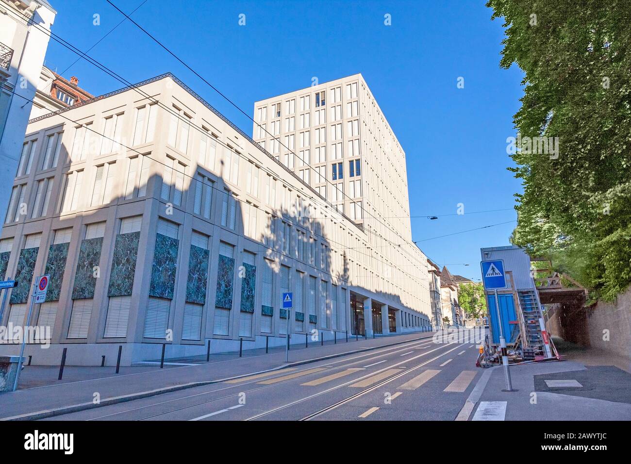 Zurich, Switzerland - June 10, 2017: Swiss Federal Institute Of Technology Main Building In Zurich Stock Photo