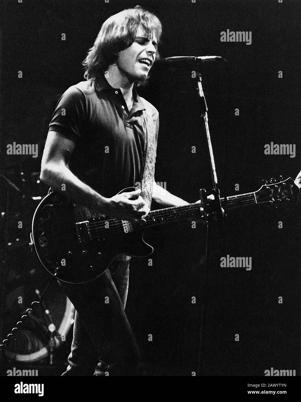 Bob Weir of the Grateful Dead Rainbow theater London 1977 Stock Photo