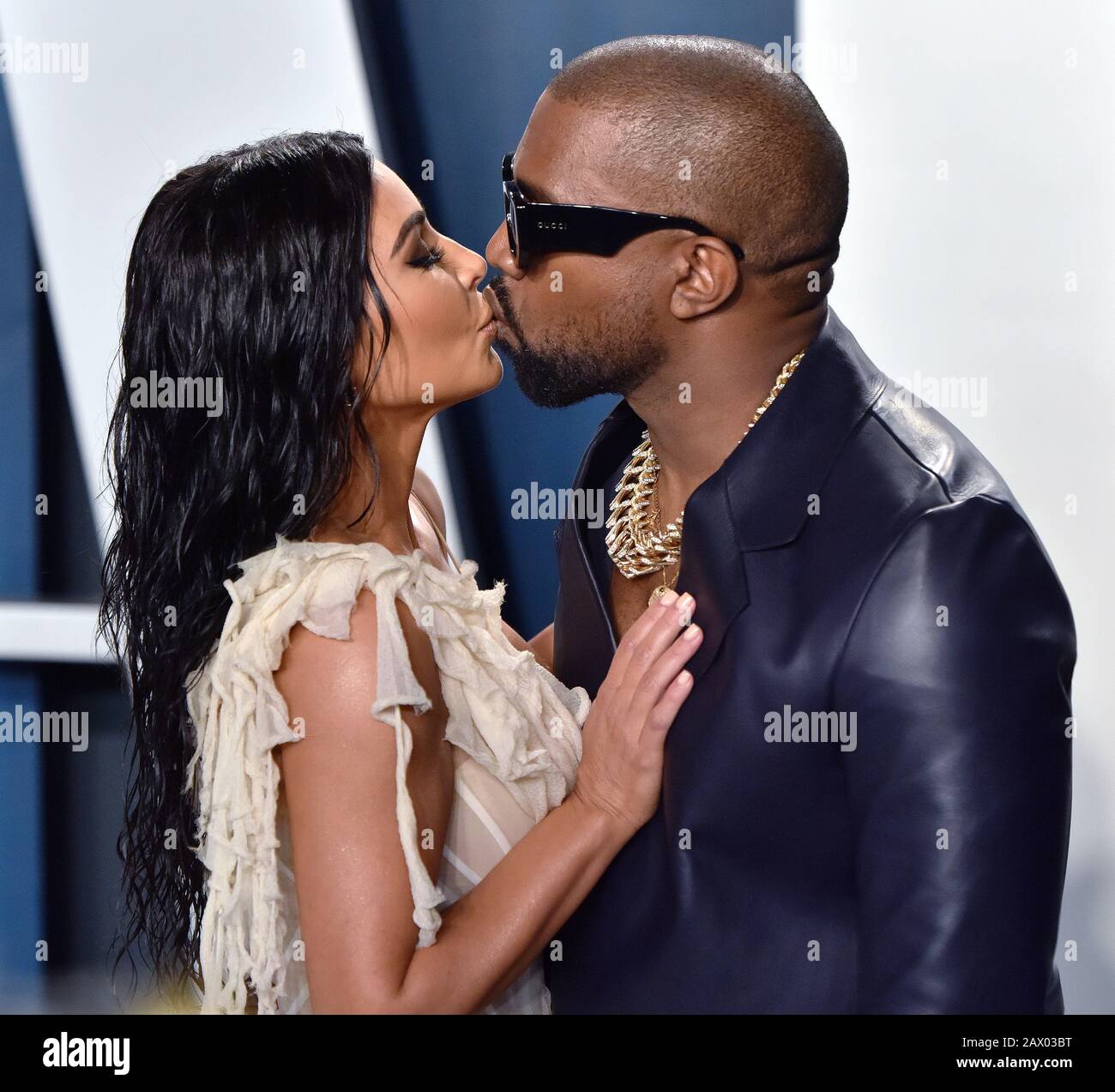 Kim kardashian kanye west hi-res stock photography and