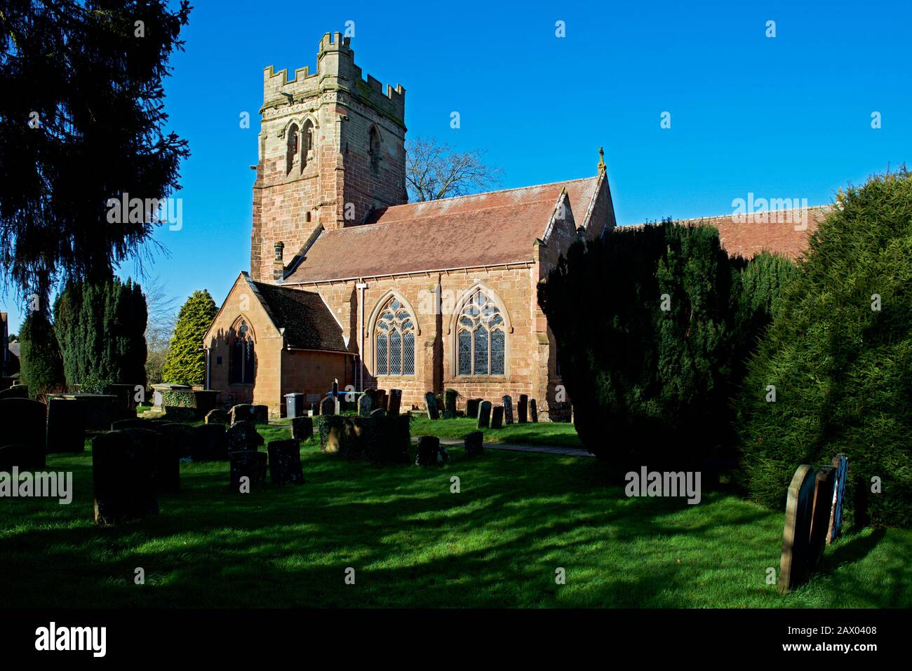 St Peter's Church, Dunchurch, Warwickshire, England UK Stock Photo