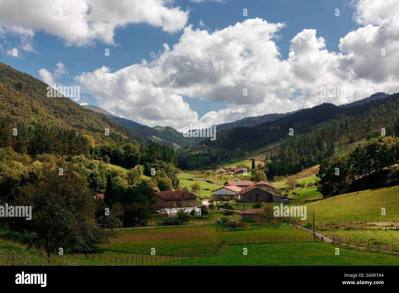 Basque Valley Valleys of bizkaia hi-res stock photography and images - Alamy