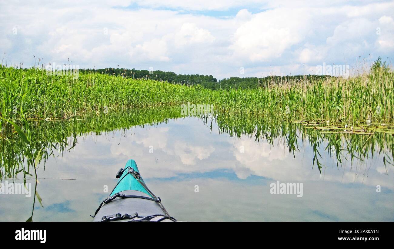 Canoeing on a canal hires stock photography and images Alamy