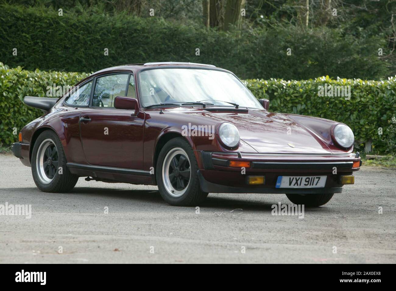 Classic Porsche 911 SC Sports Car Stock Photo