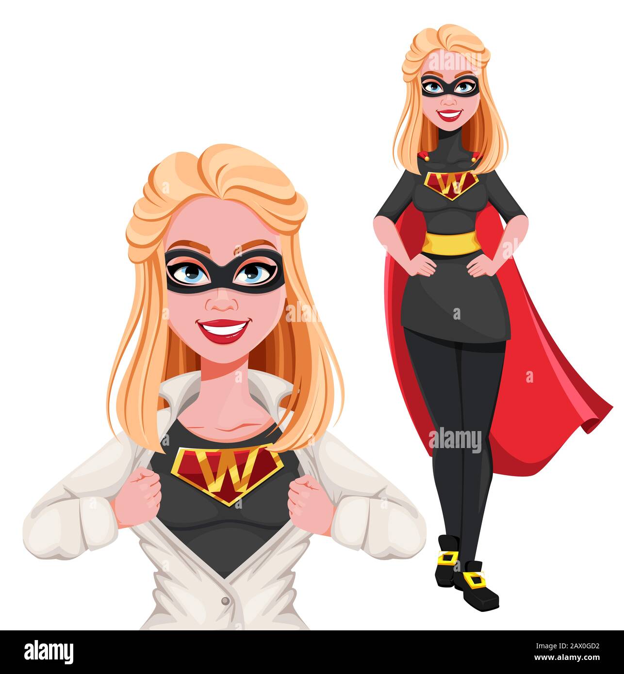 Superhero woman hi-res stock photography and images - Alamy