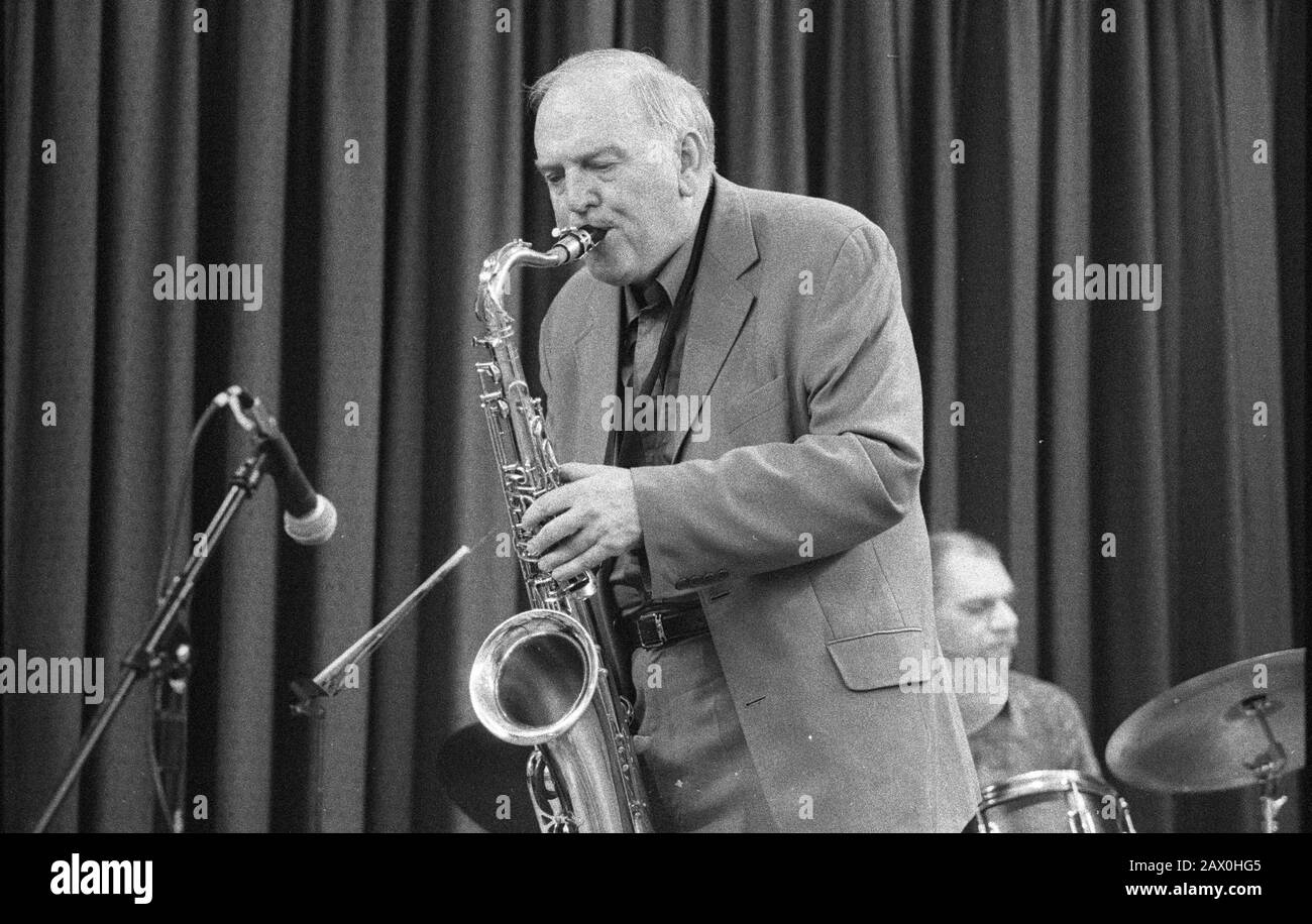 Duncan Lamont, Watermill Jazz Club, Dorking, Surrey, Aug 2002. Stock Photo