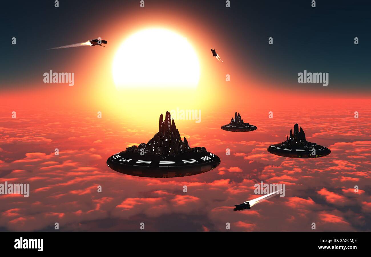 cities-in-the-sky-stock-photo-alamy