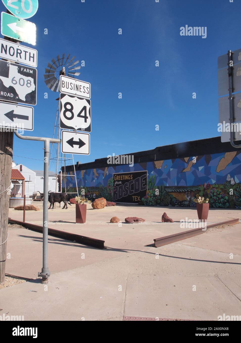 mural in roscoe texas hires stock photography and images Alamy
