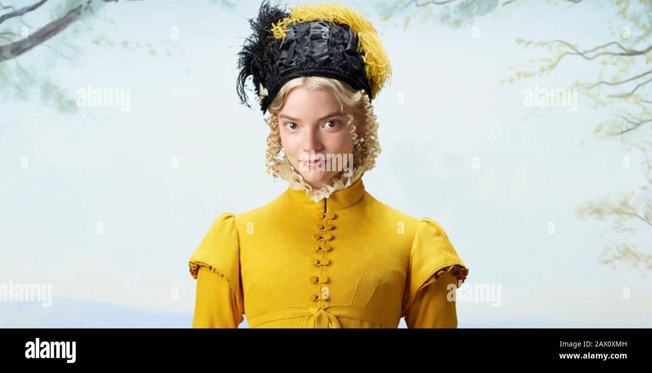EMMA 2020 Focus Features film with Anya Taylor-Joy Stock Photo