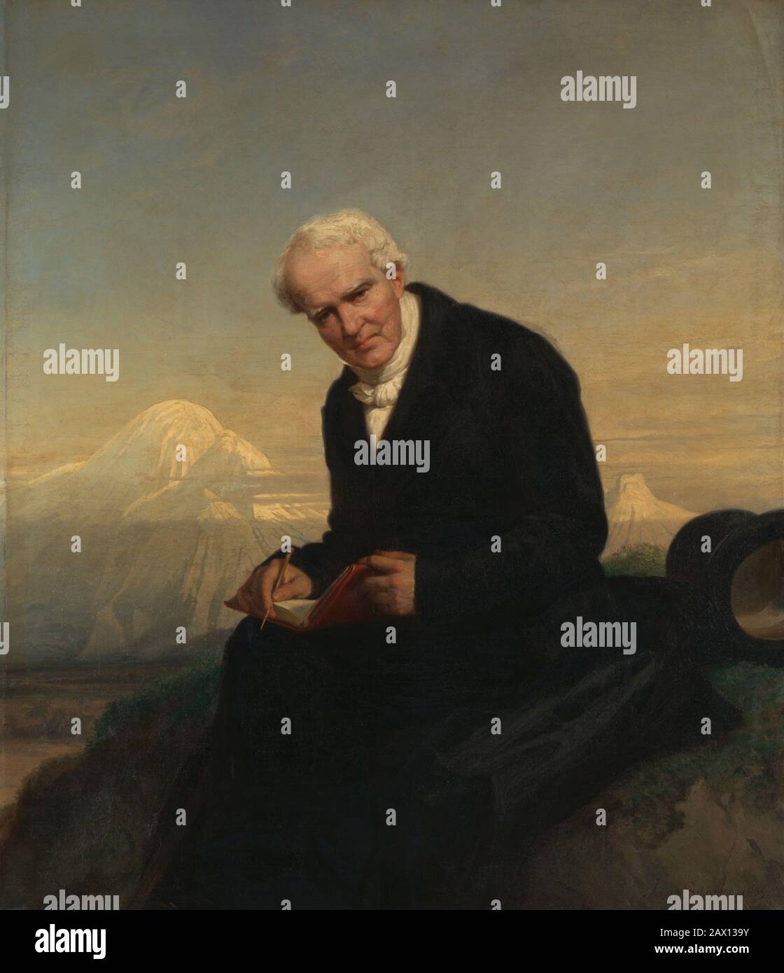 Baron Alexander von Humboldt (1769-1859), 1859. Stock Photo