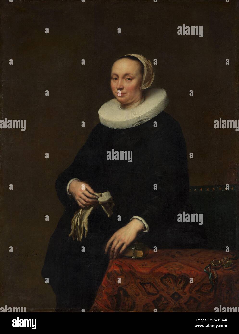 Portrait of a Woman, 1650 Stock Photo - Alamy
