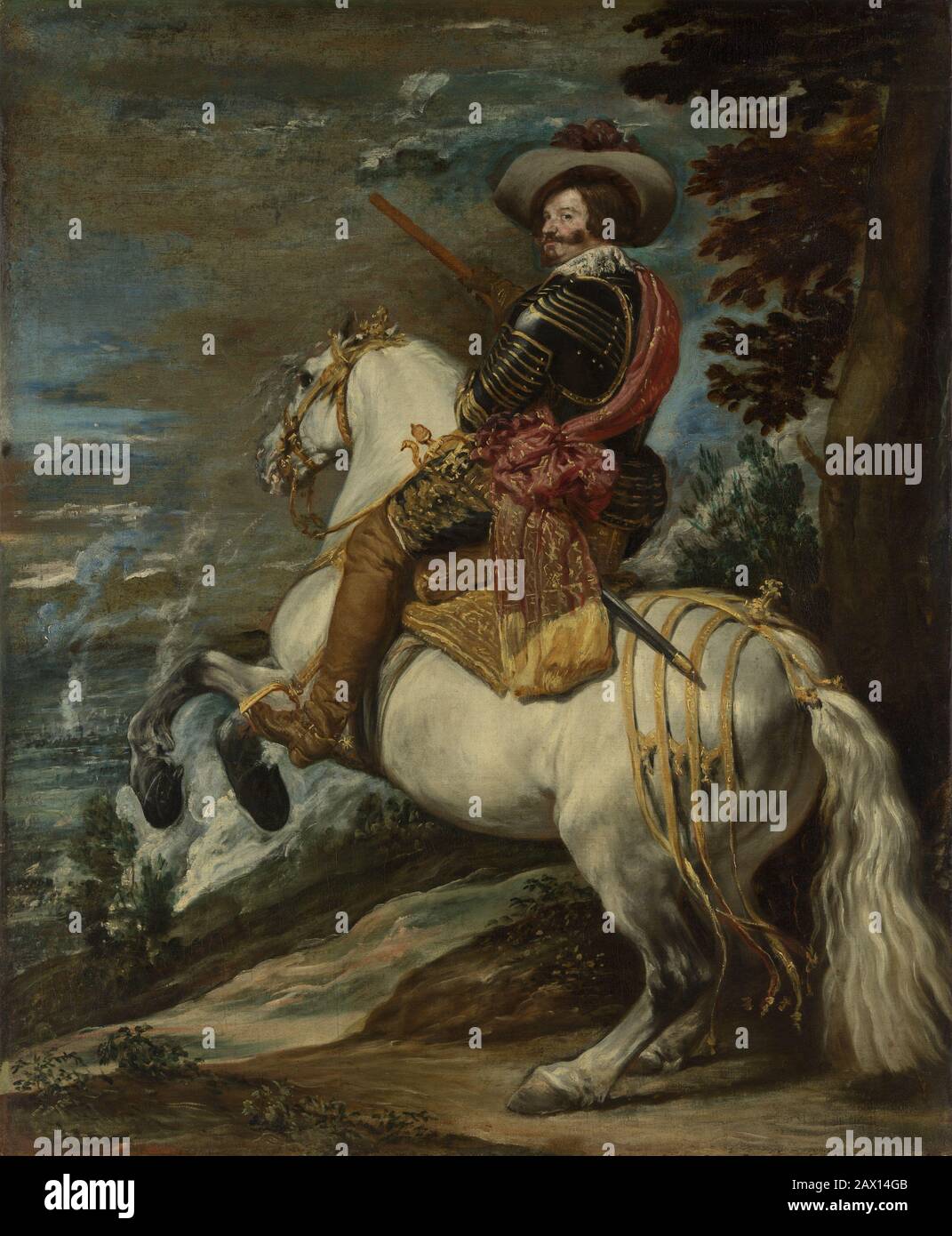 Don Gaspar de Guzm&#xe1;n (1587-1645), Count-Duke of Olivares, ca. 1635. Stock Photo