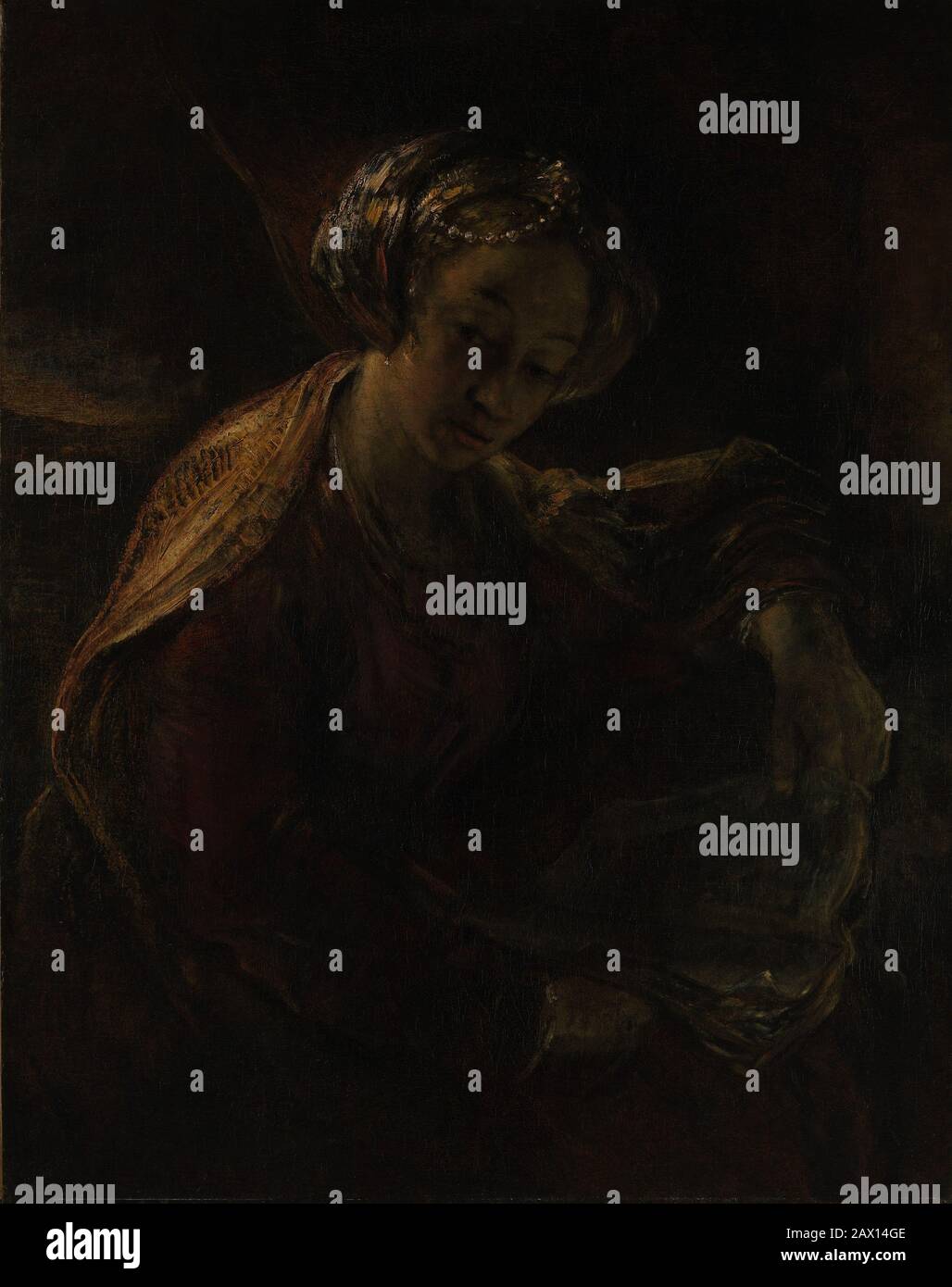 The Sibyl, ca. 1654 Stock Photo - Alamy